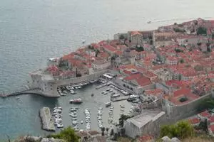 Blick von der Bergstation der Seilbahn Dubrovnik