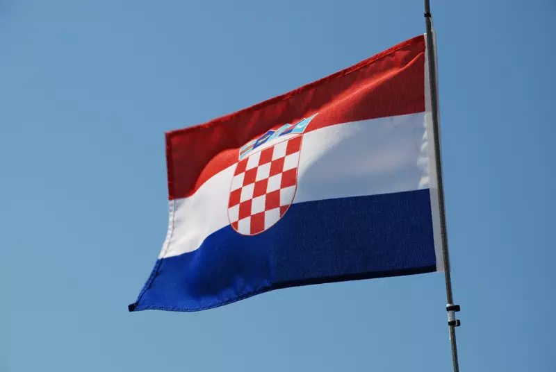 Kroatische Flagge