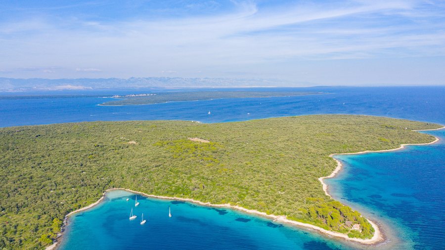 File:The south end of the Silba island with a view to the Olib island, Croatia (48608190778).jpg