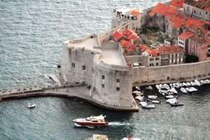 Die Hafeneinfahrt von Dubrovnik