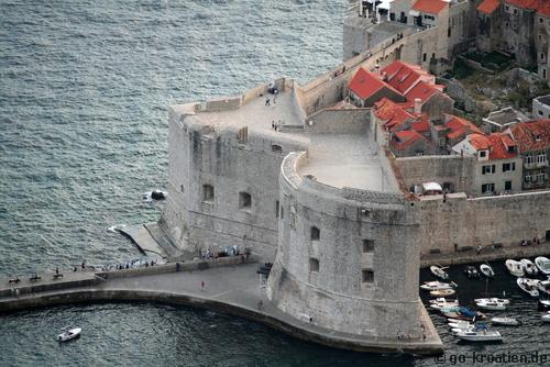 Hafeneinfahrt Dubrovnik Festung