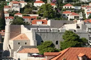 Festungsbau in der Altstadt in Dubrovnik